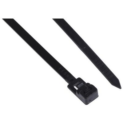 RS PRO, Kabelbinder, Cable Tie 300x4.5 Black releasable (300 mm, 100 Stk.) RS PRO, Kabelbinder, Cable Tie 300x4.5 Black releasable (300 mm, 100 Stk.)
