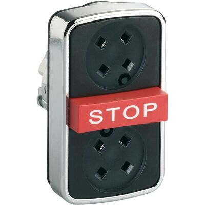 Schneider Electric Dreifachdrucktaster flach/rot ZB4BA791, Schalter + Taster, Rot Schneider Electric Dreifachdrucktaster flach/rot ZB4BA791, Schalter + Taster, Rot