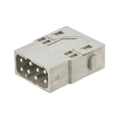 Harting Han EE Push-In module male, Elektronikkabel + Stecker, Grau Harting Han EE Push-In module male, Elektronikkabel + Stecker, Grau