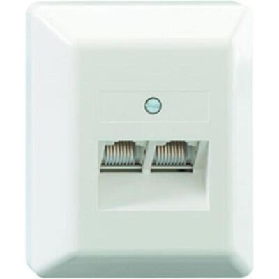 Rutenbeck UAE 2x8(8) Ap rw Netzwerkdose - Netzwerkdose Rutenbeck UAE 2x8(8) Ap rw Netzwerkdose - Netzwerkdose