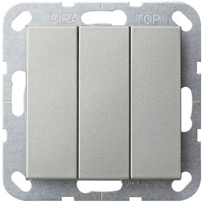 Gira 2844600 Edelstahl 3fach Wipptaster - Schaltmodul Gira 2844600 Edelstahl 3fach Wipptaster - Schaltmodul