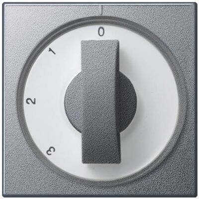Gira 3-Stufen Abdeckung - Aluminium - Abdeckung für 3-Stufen Schalter Gira 3-Stufen Abdeckung - Aluminium - Abdeckung für 3-Stufen Schalter