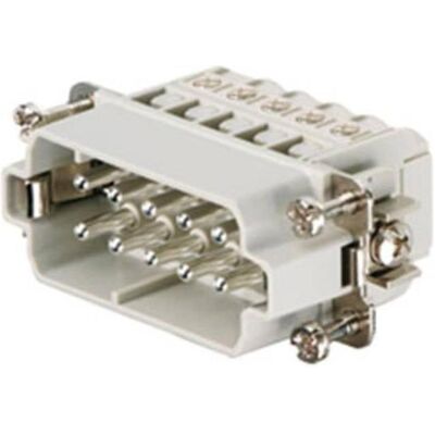 Weidmüller Kontakteinsatz Stift 10p Schraub 16A 1650610000, Elektronikkabel + Stecker Weidmüller Kontakteinsatz Stift 10p Schraub 16A 1650610000, Elektronikkabel + Stecker