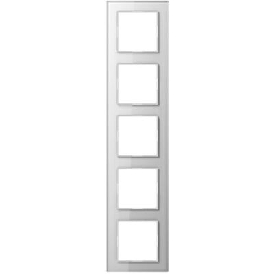 Jung AC 585 GL WW - Glasrahmen 5-fach - Einbaurahmen Jung AC 585 GL WW - Glasrahmen 5-fach - Einbaurahmen