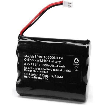 Spektrum 3.7V 10500mAh 1S Li-Ion Transmitter Battery: iX14, iX14+ (10500 mAh, 3.70 V) Spektrum 3.7V 10500mAh 1S Li-Ion Transmitter Battery: iX14, iX14+ (10500 mAh, 3.70 V)