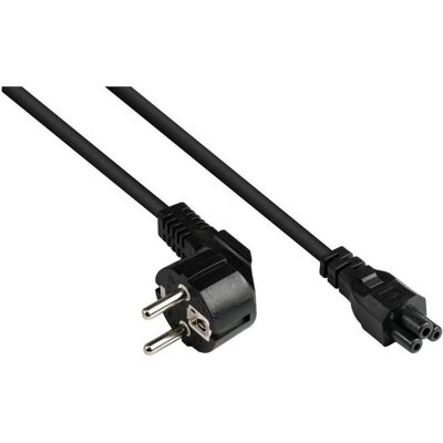 Varia, Verlängerungskabel, Netzkabel Schutzkontakt-Stecker Typ E+F an C5 für Notebook, schwarz, 0,75 mm², 1,8 m (1.80 m, CEE 7/7) Varia, Verlängerungskabel, Netzkabel Schutzkontakt-Stecker Typ E+F an C5 für Notebook, schwarz, 0,75 mm², 1,8 m (1.80 m, CEE 7/7)
