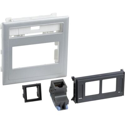 Schneider Anschlusssatz flach 2XActassi 250 cat6 UTP Aluminiumeffect Typ:CYB-DP 5974207, Elektronikkabel + Stecker, Mehrfarbig Schneider Anschlusssatz flach 2XActassi 250 cat6 UTP Aluminiumeffect Typ:CYB-DP 5974207, Elektronikkabel + Stecker, Mehrfarbig