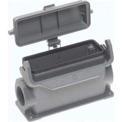 Harting Aufbaugehäuse, Elektronikkabel + Stecker, Grau Harting Aufbaugehäuse, Elektronikkabel + Stecker, Grau