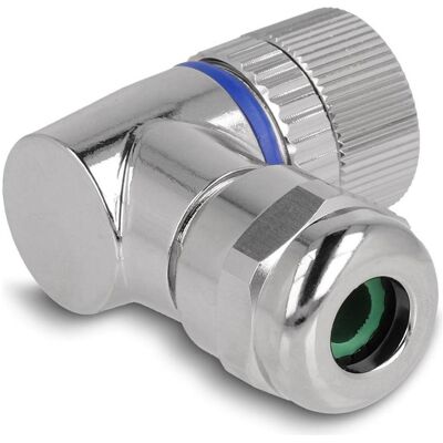 Delock M12 Steckverbinder A-kodiert 3 Pin Buchse zur Montage mit Schraubanschluss 90° gewinkelt Meta, Elektronikkabel + Stecker, Schwarz Delock M12 Steckverbinder A-kodiert 3 Pin Buchse zur Montage mit Schraubanschluss 90° gewinkelt Meta, Elektronikkabel + Stecker, Schwarz