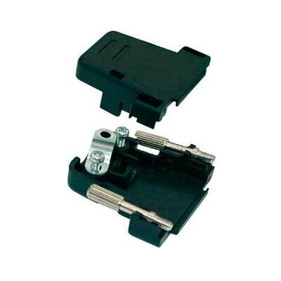 Intronics 15 pole D-sub connector hood plastic, Elektronikkabel + Stecker, Schwarz Intronics 15 pole D-sub connector hood plastic, Elektronikkabel + Stecker, Schwarz