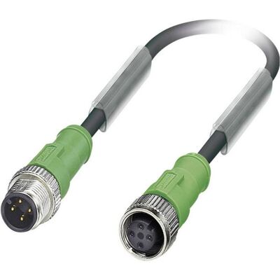 Phoenix Contact SENSOR/ACTUATOR CABLE, 4-POS., 3 M, Elektronikkabel + Stecker, Schwarz Phoenix Contact SENSOR/ACTUATOR CABLE, 4-POS., 3 M, Elektronikkabel + Stecker, Schwarz