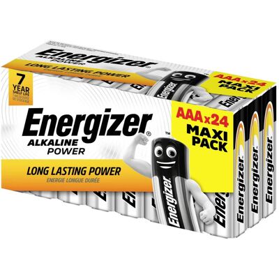 Energizer Alkaline Power (24 Stk., AAA, 1200 mAh), Batterien + Akkus Energizer Alkaline Power (24 Stk., AAA, 1200 mAh), Batterien + Akkus