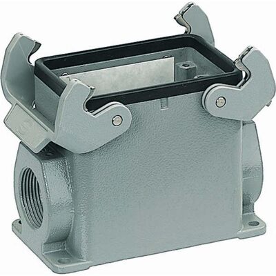 Harting Sockelgehaeuse, Elektronikkabel + Stecker, Grau Harting Sockelgehaeuse, Elektronikkabel + Stecker, Grau