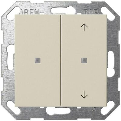 Gira 517501, Schalter + Taster, Weiss Gira 517501, Schalter + Taster, Weiss