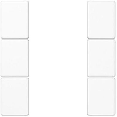 JUNG, Zubehör Schalterprogramm, komplett 3fach JG Tastensatz kompl.3-Fach A503TSAWW JUNG, Zubehör Schalterprogramm, komplett 3fach JG Tastensatz kompl.3-Fach A503TSAWW