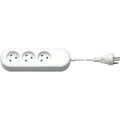 Goobay, Steckdosenleiste, 77619 Verlängerungskabel 1,5 m 3 AC-Ausgänge Indoor Weiss (3x, 1.50 m) Goobay, Steckdosenleiste, 77619 Verlängerungskabel 1,5 m 3 AC-Ausgänge Indoor Weiss (3x, 1.50 m)