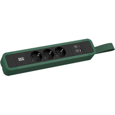 Bachmann, Steckdosenleiste, 350.217 (3x, CEE 7/3, 2 m) Bachmann, Steckdosenleiste, 350.217 (3x, CEE 7/3, 2 m)