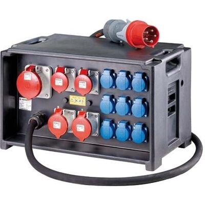 Mennekes, Baustromverteiler, MEN 9500748 Steckdosen-Kombination, IP44 5xCEE 9xSCHUKO (9x, CEE 16/5, CEE 32/5, CEE 63/5, CEE 7/4) Mennekes, Baustromverteiler, MEN 9500748 Steckdosen-Kombination, IP44 5xCEE 9xSCHUKO (9x, CEE 16/5, CEE 32/5, CEE 63/5, CEE 7/4)