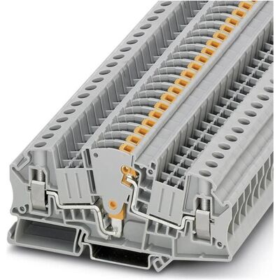 Phoenix Contact Durchgangsklemme UTME 6, Elektronikkabel + Stecker, Grau Phoenix Contact Durchgangsklemme UTME 6, Elektronikkabel + Stecker, Grau