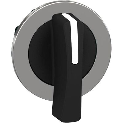 Schneider Electric Frontelement f Wahlschalter ZB4F Ř 30mm, ZB4FJ3, Schalter + Taster, Schwarz, Silber Schneider Electric Frontelement f Wahlschalter ZB4F Ř 30mm, ZB4FJ3, Schalter + Taster, Schwarz, Silber