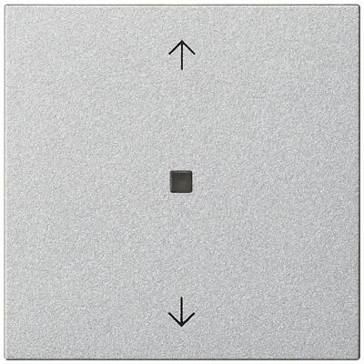 Gira 549426, Schalter + Taster, Silber Gira 549426, Schalter + Taster, Silber