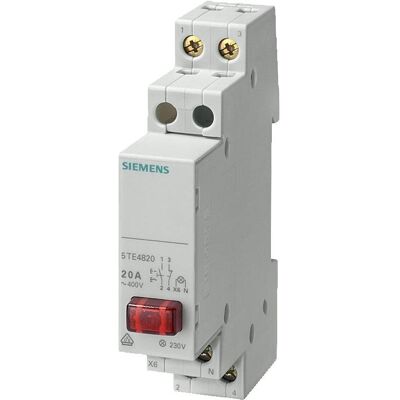 Siemens Modell 5TE4821 Roter Taster - Elektrisches Steuergerät Siemens Modell 5TE4821 Roter Taster - Elektrisches Steuergerät