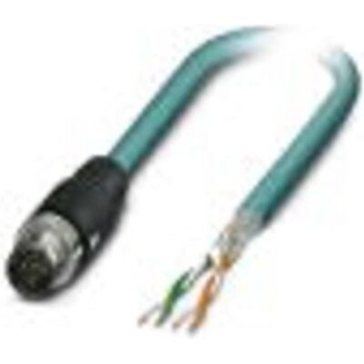 Phoenix Contact 1407359 Sensor-/Aktor-Anschlussleitung 10 m Polzahl: 4 1 St., Elektronikkabel + Stecker, Blau Phoenix Contact 1407359 Sensor-/Aktor-Anschlussleitung 10 m Polzahl: 4 1 St., Elektronikkabel + Stecker, Blau