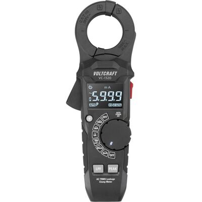 Voltcraft, Multimeter, VC-1320 Stromzange digital Anzeige (Counts): 6000 (CAT III 300V, Zangenstrommesser) Voltcraft, Multimeter, VC-1320 Stromzange digital Anzeige (Counts): 6000 (CAT III 300V, Zangenstrommesser)
