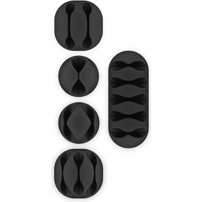 Goobay, Kabelhalter, Kabel-Management-Kit Goobay, Kabelhalter, Kabel-Management-Kit