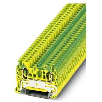 Phoenix Contact Feder-PE-Klemme ST 2,5-PE, Elektronikzubehör + Gehäuse, Grün, Gelb Phoenix Contact Feder-PE-Klemme ST 2,5-PE, Elektronikzubehör + Gehäuse, Grün, Gelb