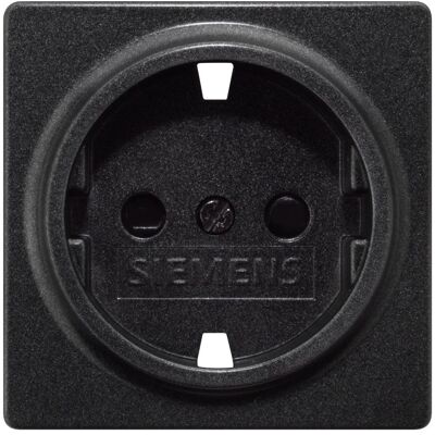 Siemens Steckdose, Steckdosenabdeckung DELTAi-sys carbon 5UH1203 Siemens Steckdose, Steckdosenabdeckung DELTAi-sys carbon 5UH1203