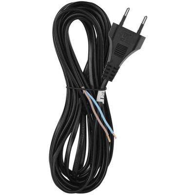Emos, Verlängerungskabel, Netzkabel PVC 2x 0,75mm2, 5m, schwarz (5 m) Emos, Verlängerungskabel, Netzkabel PVC 2x 0,75mm2, 5m, schwarz (5 m)