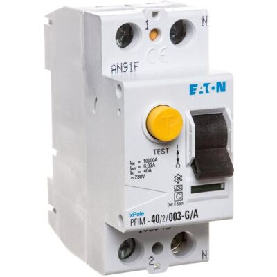 Eaton 108045 RCD - 40A, 2p, Typ G/A - Fehlerstromschutzschalter Eaton 108045 RCD - 40A, 2p, Typ G/A - Fehlerstromschutzschalter