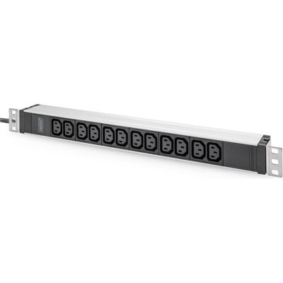 Digitus 1U Aluminum PDU rackmountable 12xC13 16A 230VAC 50/60Hz Safety plug, USV Zubehör Digitus 1U Aluminum PDU rackmountable 12xC13 16A 230VAC 50/60Hz Safety plug, USV Zubehör