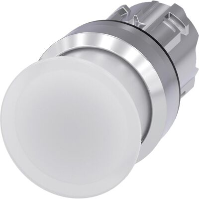 Siemens Weiß 22mm Runder Metall-Taster - Momentkontakt Siemens Weiß 22mm Runder Metall-Taster - Momentkontakt