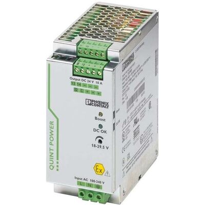 Phoenix Contact, Systemstromversorgung, Netzteil,DIN-Schiene,24VDC,10A,1ph Phoenix Contact, Systemstromversorgung, Netzteil,DIN-Schiene,24VDC,10A,1ph