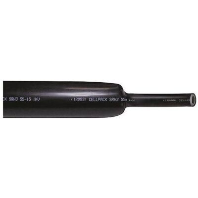 Cellpack Schwarzer Schrumpfschlauch - Isolierung, Elektrisch, 1m Cellpack Schwarzer Schrumpfschlauch - Isolierung, Elektrisch, 1m