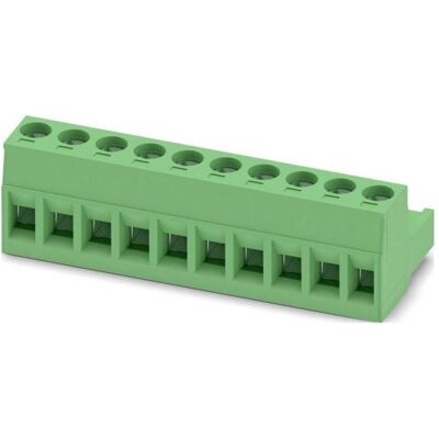 Phoenix Contact Plug-in housing, 5mm pitch, 10 way, Elektronikkabel + Stecker, Grün Phoenix Contact Plug-in housing, 5mm pitch, 10 way, Elektronikkabel + Stecker, Grün