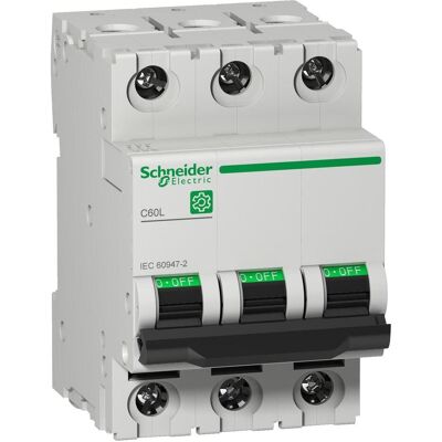Schneider Electric, Schutzschalter, M9F17303 M9 C60L 3P 3A C IEC60947-2 LS-Schalter Schneider Electric, Schutzschalter, M9F17303 M9 C60L 3P 3A C IEC60947-2 LS-Schalter