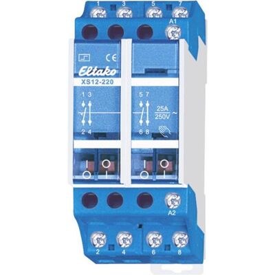 Eltako Stromstossschalter 230V. 2 Schliesser + 2 Öffner 25A/250V AC, Relais Eltako Stromstossschalter 230V. 2 Schliesser + 2 Öffner 25A/250V AC, Relais