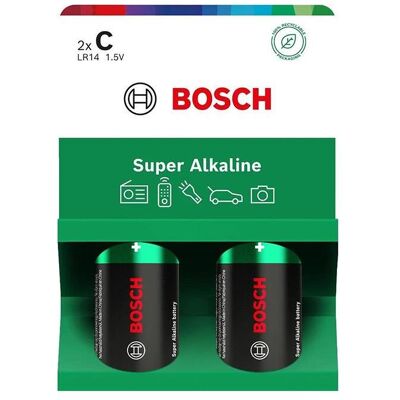 GP Batteries BOSCH BATTERIE 2 STÜCK C SUPER ALKALINE LR14SA2B/00 (2 Stk., C), Batterien + Akkus GP Batteries BOSCH BATTERIE 2 STÜCK C SUPER ALKALINE LR14SA2B/00 (2 Stk., C), Batterien + Akkus