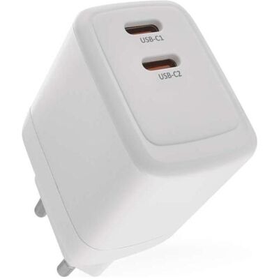 Emos USB Wall Charger Gan Pd 35w 2c (35 W, 2 Ports), USB Ladegerät, Weiss Emos USB Wall Charger Gan Pd 35w 2c (35 W, 2 Ports), USB Ladegerät, Weiss