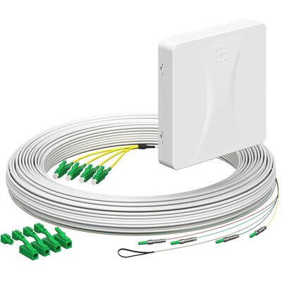 Kaiser Abzweigdose, Teilnehmeransl.Gf-TA E3S4252069Conn AP 4xF LC/APC DX L 40m HÜP Kaiser Abzweigdose, Teilnehmeransl.Gf-TA E3S4252069Conn AP 4xF LC/APC DX L 40m HÜP