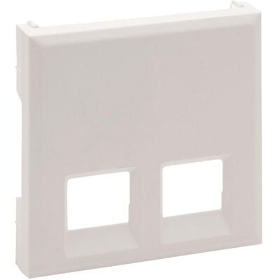 Legrand, Zubehör Schalterprogramm, Niloe Step Abdeckung 2-fach Rj11/Rj45 Farbe: Ultraweiss 864143 Legrand, Zubehör Schalterprogramm, Niloe Step Abdeckung 2-fach Rj11/Rj45 Farbe: Ultraweiss 864143