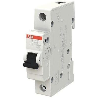 ABB, Schutzschalter, SH201-B 16 MINICIRCUITBREAKER ABB, Schutzschalter, SH201-B 16 MINICIRCUITBREAKER