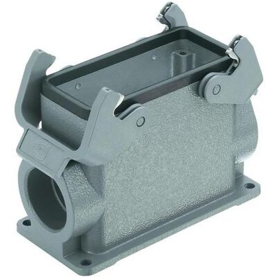 Harting Sockelgehäuse HAN 16B Metall M32, Elektronikkabel + Stecker Harting Sockelgehäuse HAN 16B Metall M32, Elektronikkabel + Stecker