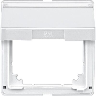 Merten 516619 Wandplatte - IP44, Polycarbonat, Weiß Merten 516619 Wandplatte - IP44, Polycarbonat, Weiß