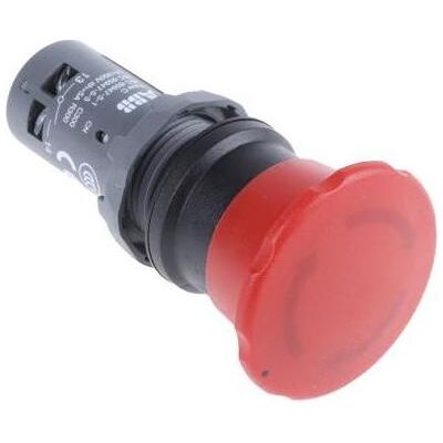 ABB Not-Aus kompakt 40mm rot dreh, Schalter + Taster, Rot ABB Not-Aus kompakt 40mm rot dreh, Schalter + Taster, Rot
