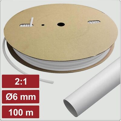 Electronic Garage, Schrumpfschlauch, EG25CA025 Schrumpfschlauch mit Kleber Weiss 6 mm 3 mm Schrumpfr Electronic Garage, Schrumpfschlauch, EG25CA025 Schrumpfschlauch mit Kleber Weiss 6 mm 3 mm Schrumpfr