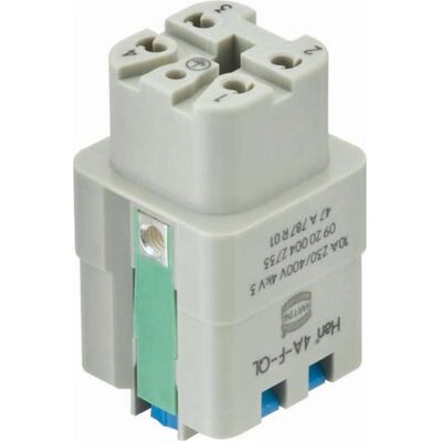 Harting Kontakteinsatz, Elektronikkabel + Stecker, Grau Harting Kontakteinsatz, Elektronikkabel + Stecker, Grau